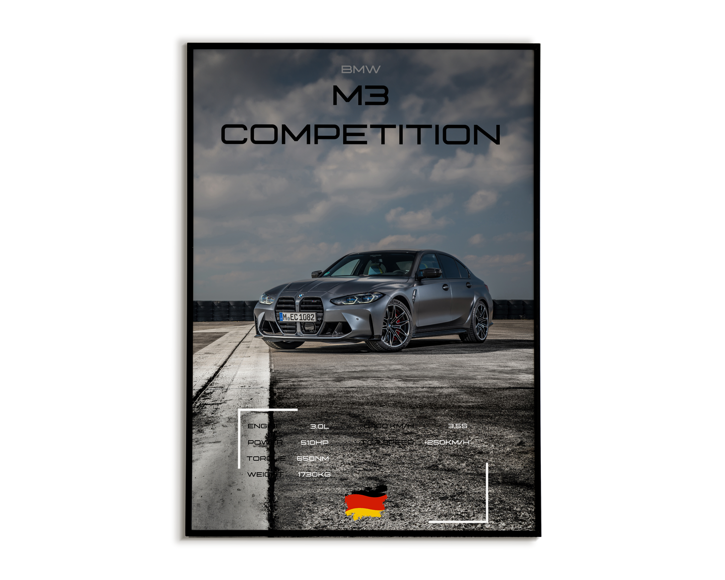 Plakat Bmw M3 Competition
