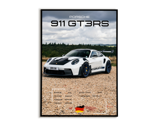 Plakat Porsche 911 GT3RS