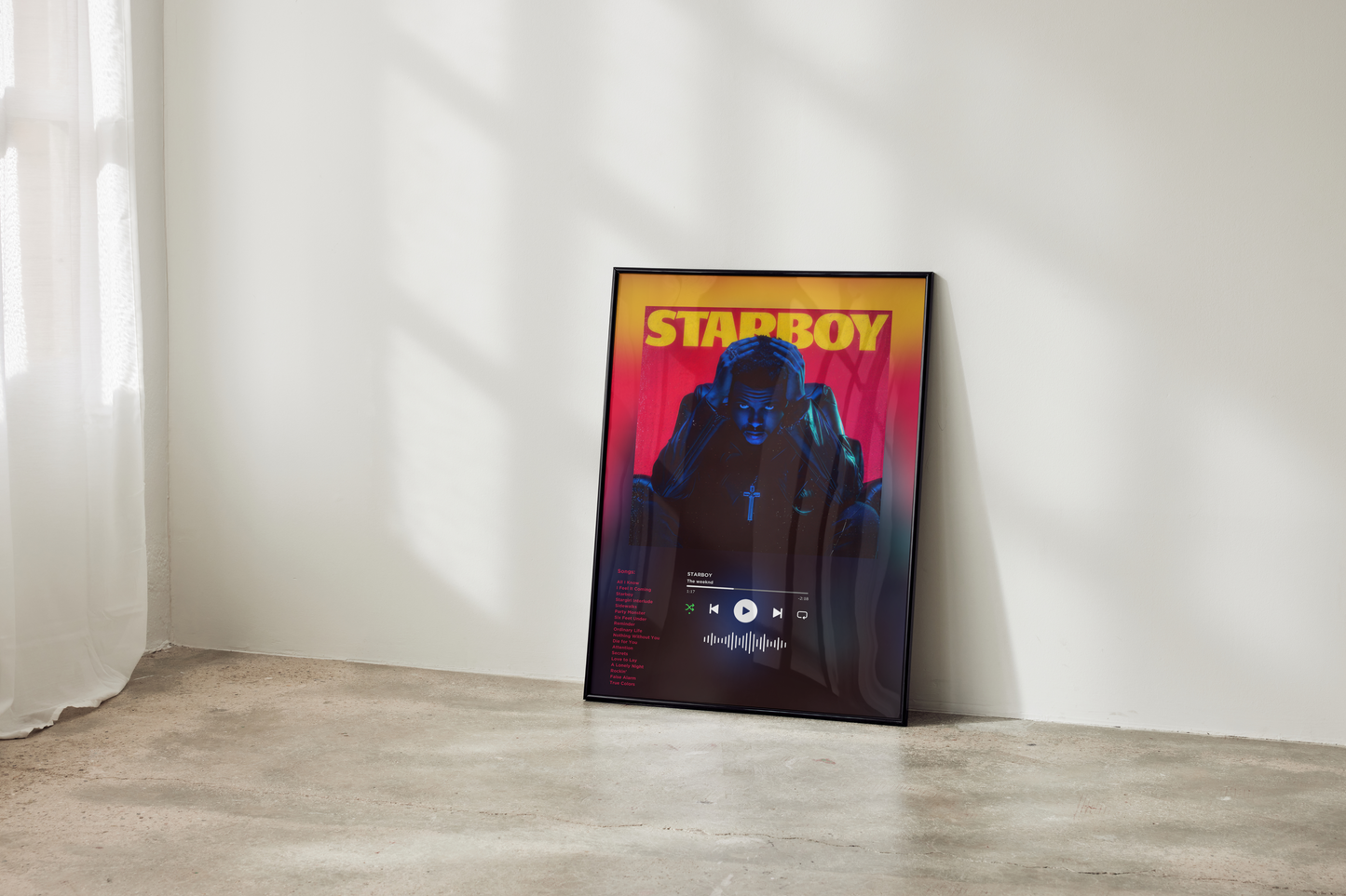 Plakat The Weeknd "Starboy"