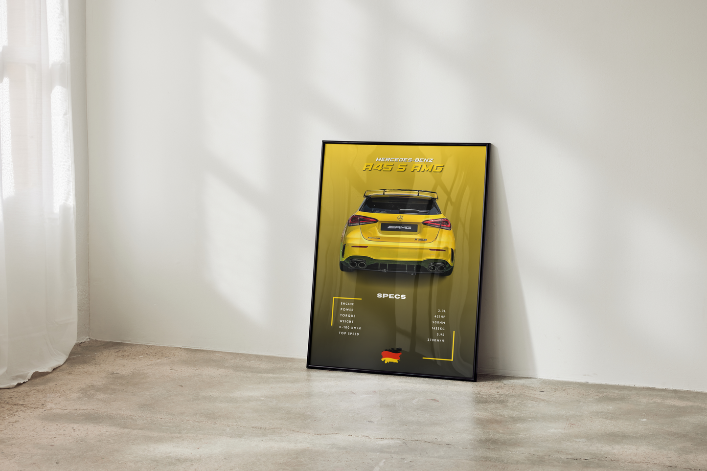 Plakat Mercedes-Benz A45 S AMG