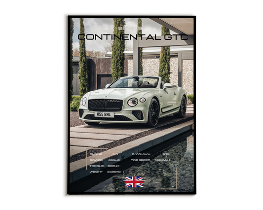 Plakat Bentley Continental GTC