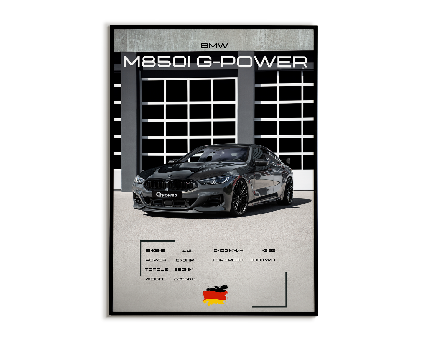 Plakat Bmw M850i G-Power