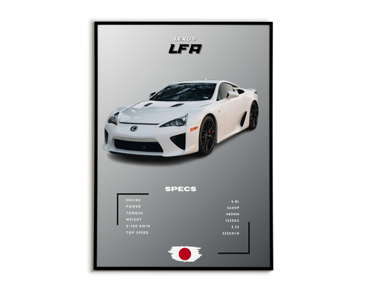 Plakat Lexus LFA