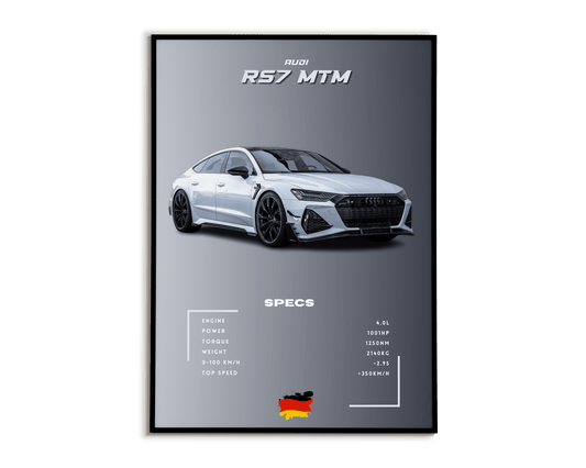 Plakat Audi Rs7 MTM
