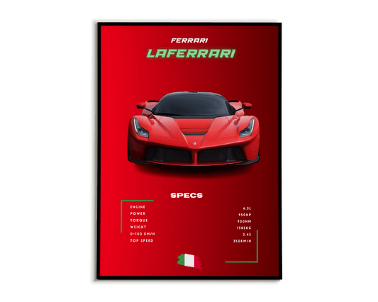 Plakat Ferrari LaFerrari