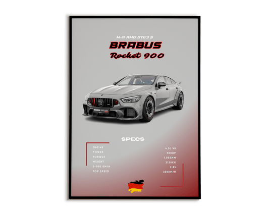 Plakat Brabus Rocket 900 - Plakartify